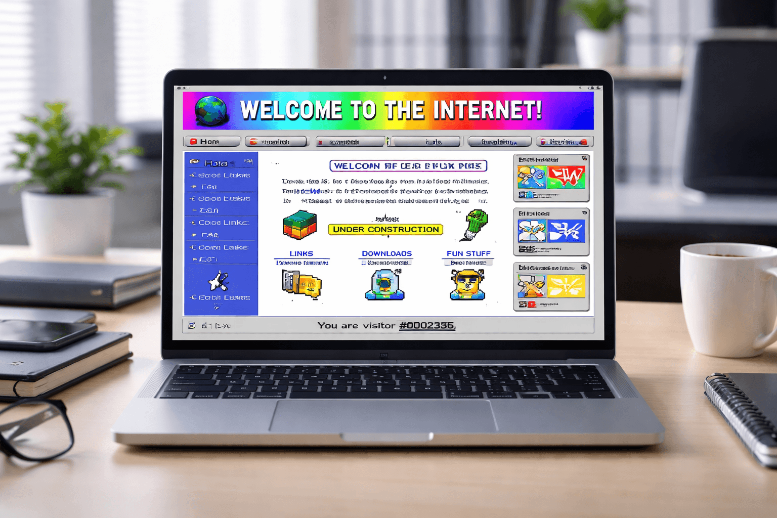 Updated website design